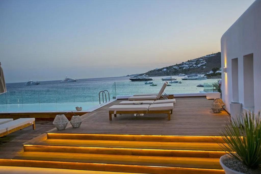 Terrace, Thalassa Boutique Hotel, Mykonos