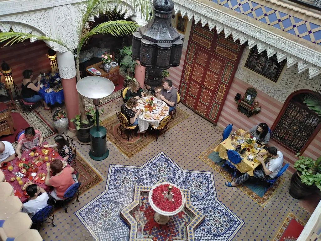 Restaurant, Riad Bleu Du Sud, Marrakech