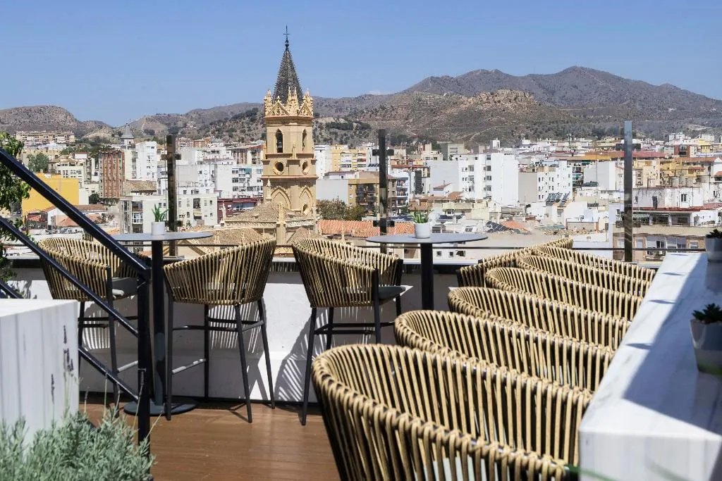 Terrace, Salles Hotel Malaga Centro, Costa Del Sol