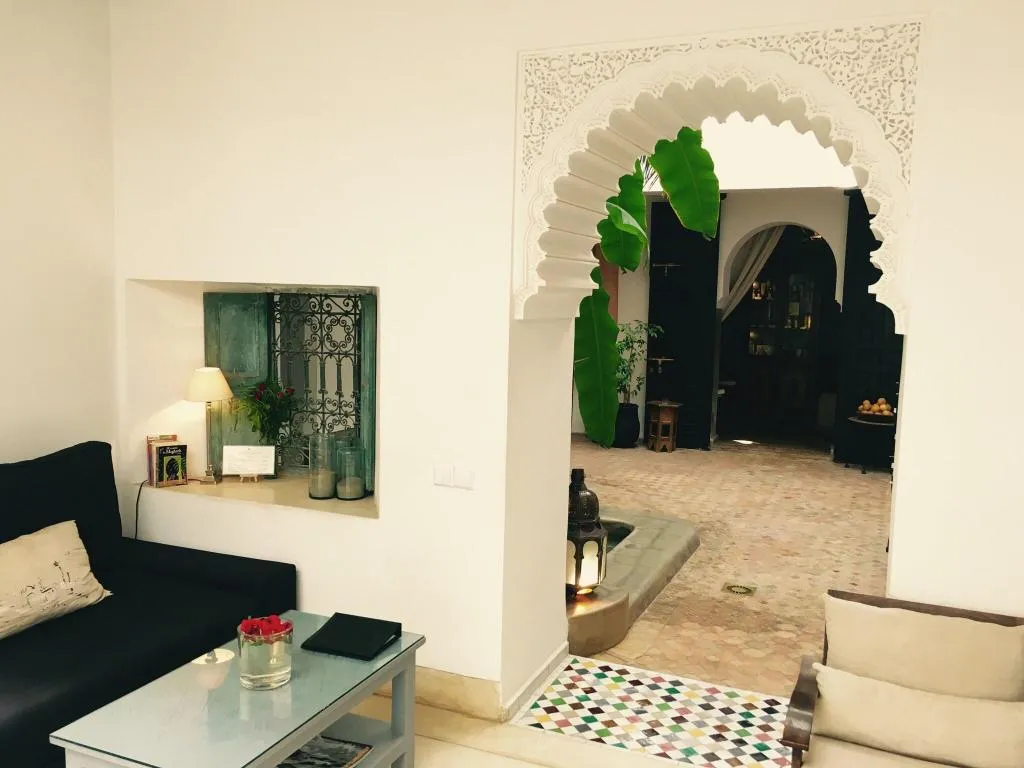 Lobby, Riad Tawargit, Marrakech