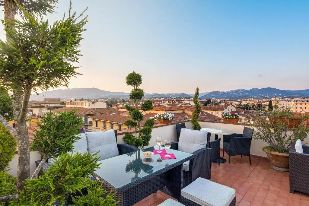 General view, Annabella Hotel Roof Terrace, Florence