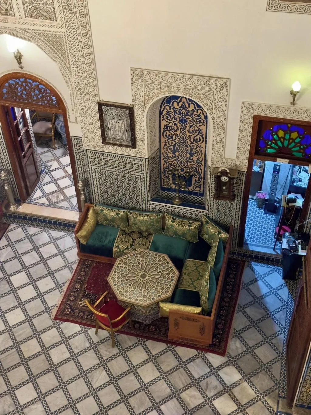 General view, Riad Damia, Fez