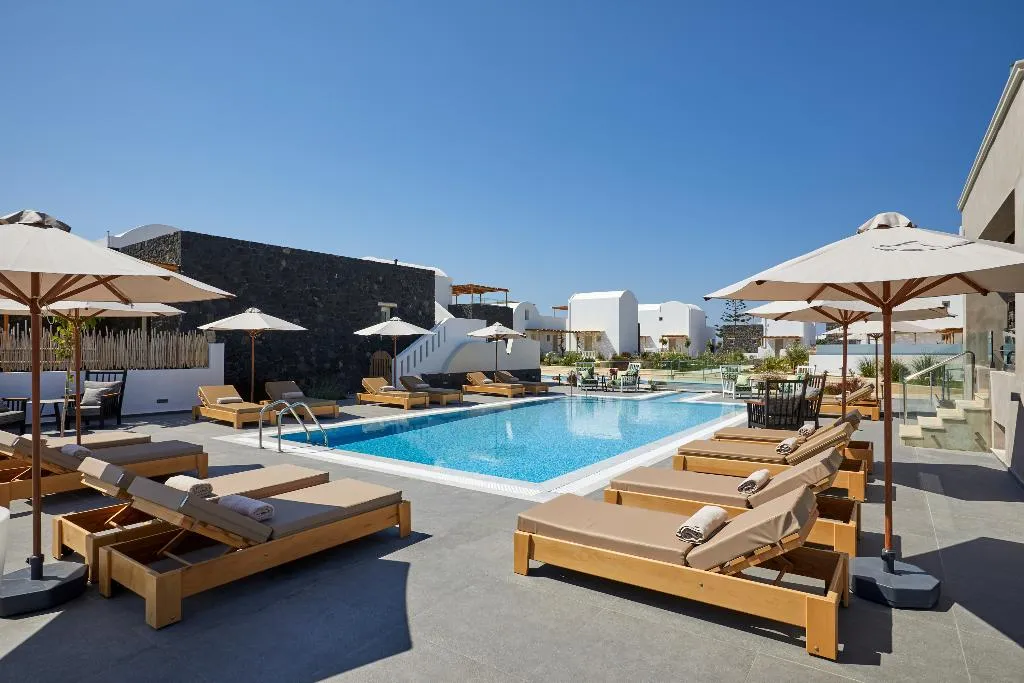 General view, Sea Breeze Santorini Beach Resort, Curio Collectio, Santorini