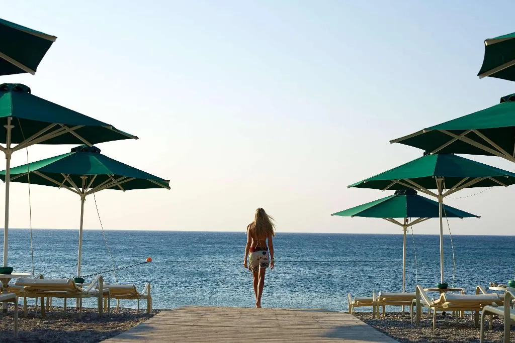 Beach, Esperos Mare Resort, Rhodes