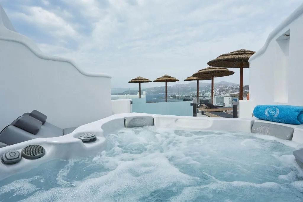 Pool, Grand Beach, Mykonos