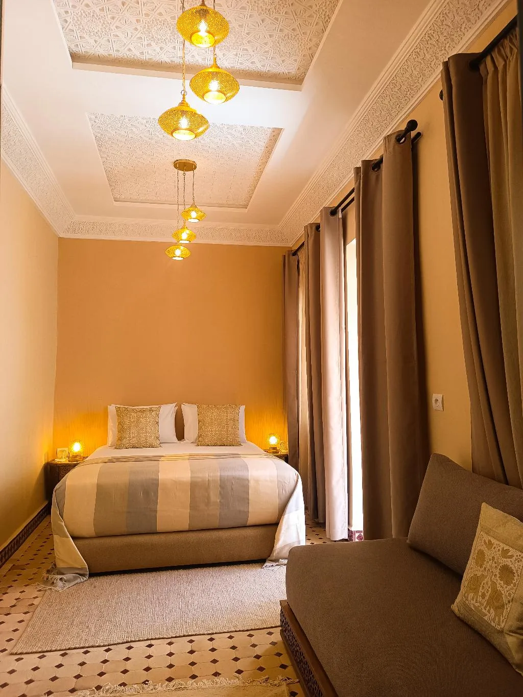 TRIPLE BASIC Room, Riad Jalina, Marrakech