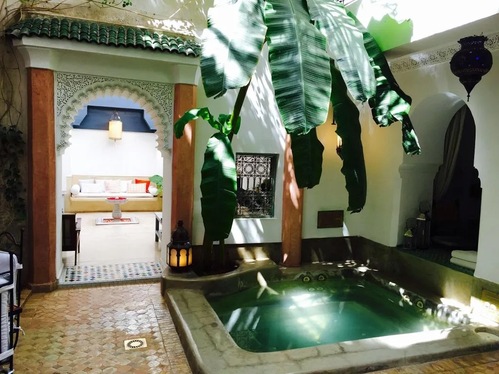 Lobby, Riad Tawargit, Marrakech