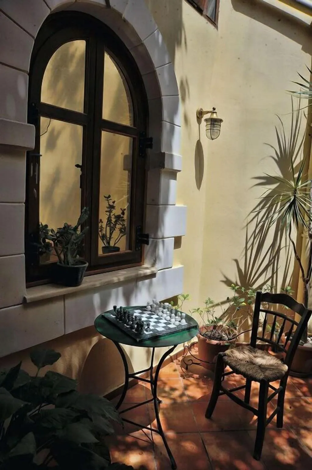 Terrace, Byzantine Hotel, Crete