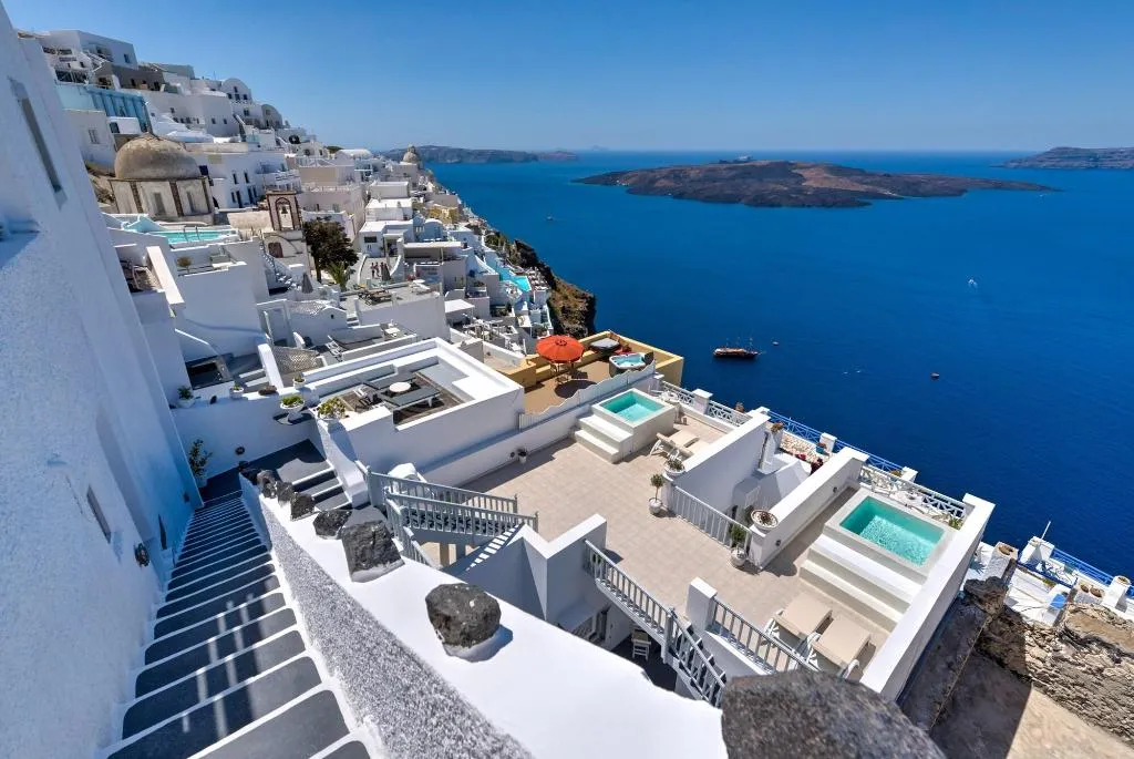 General view, Iriana Suites, Santorini