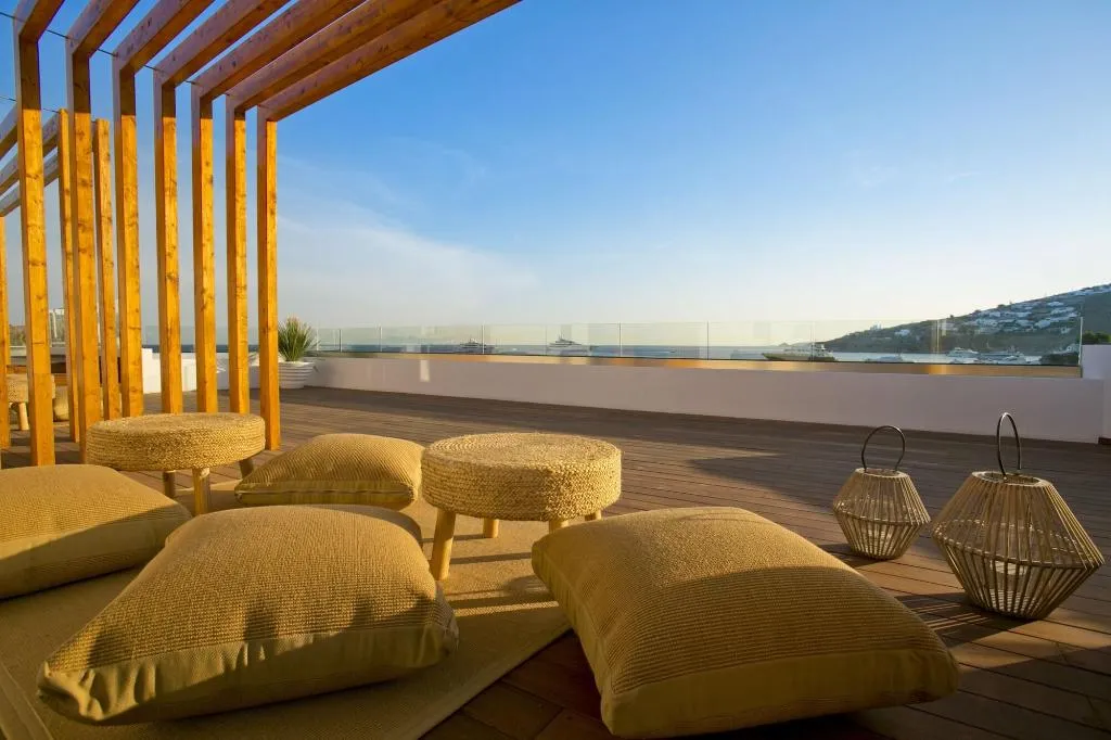 Terrace, Thalassa Boutique Hotel, Mykonos