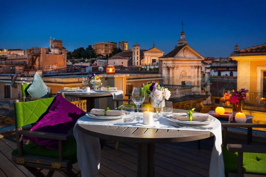 Restaurant, Singer Palace Hotel, Rome