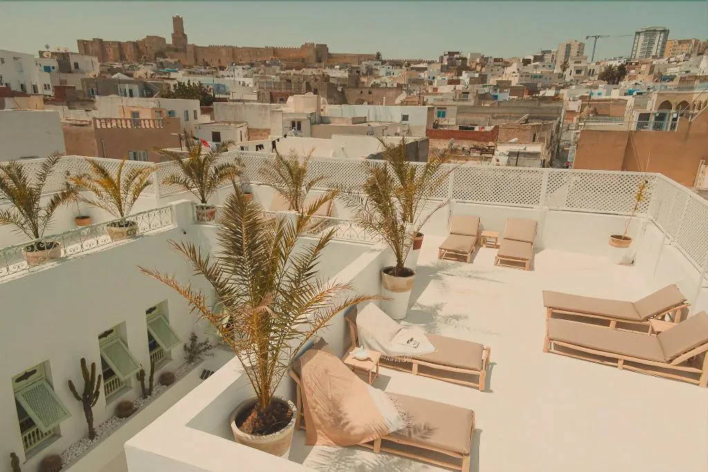Terrace, Dar Antonia, Tunisia