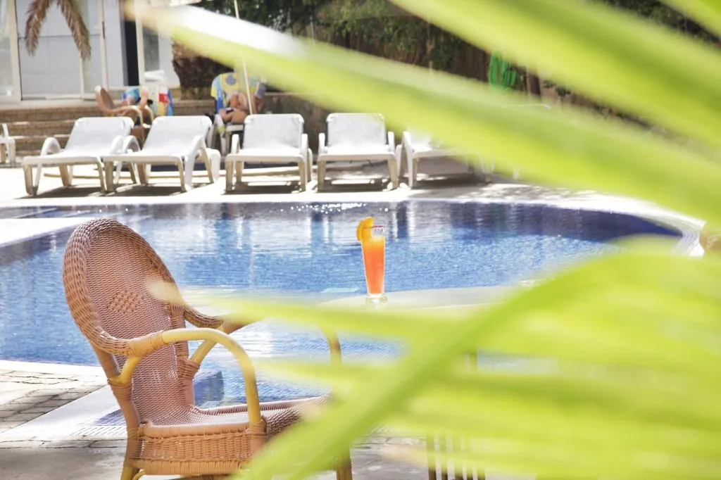 Terrace, Hotel Morlans, Majorca