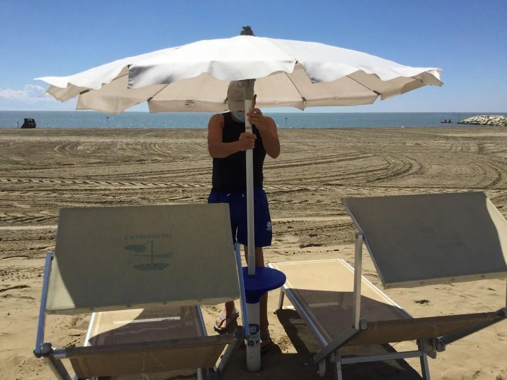 Beach, Hotel Eraclea Palace, Venice