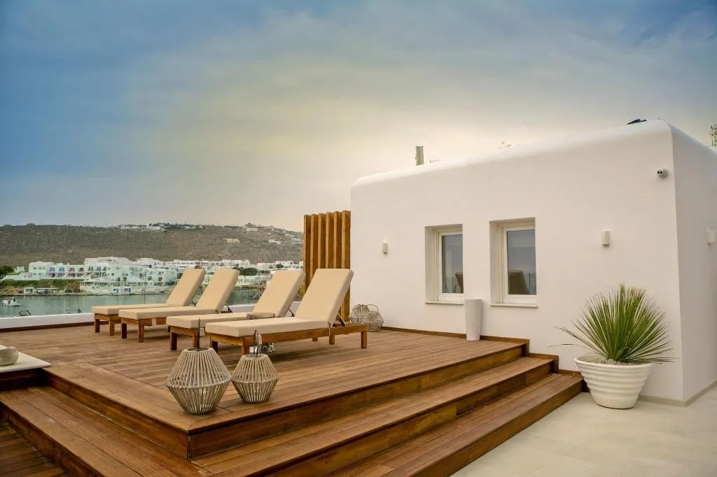 Terrace, Thalassa Boutique Hotel, Mykonos