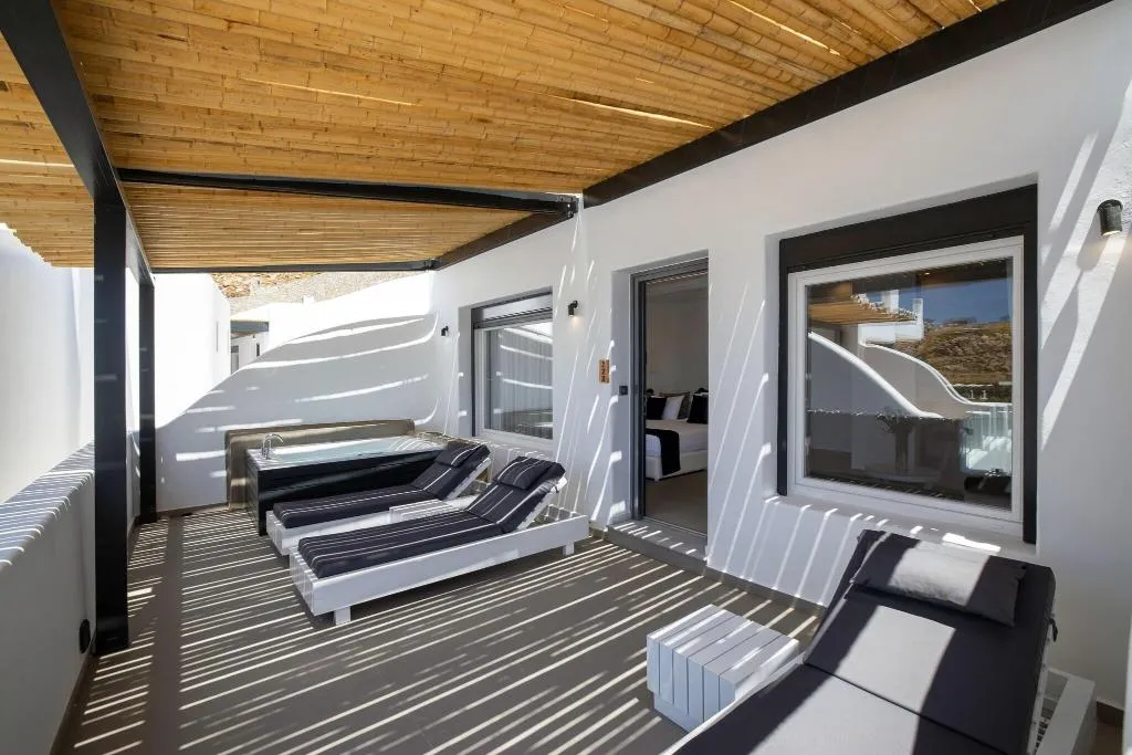 Terrace, Tropicana Hotel, Mykonos