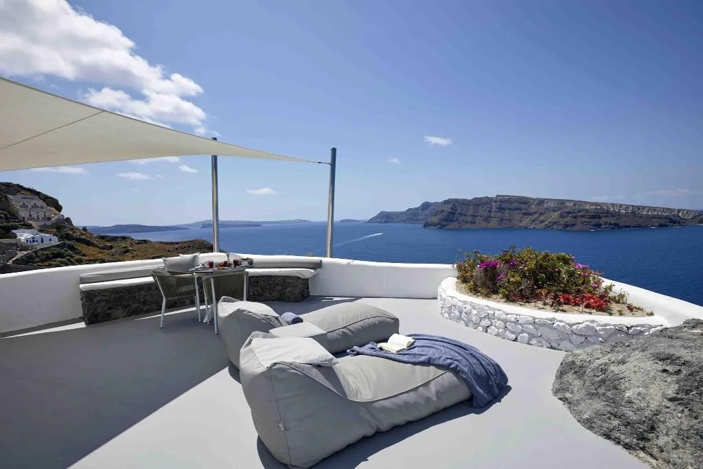 Terrace, Marizan Caves & Villas, Santorini, Santorini