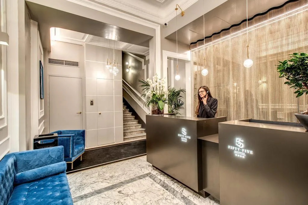 Lobby, Hotel 55 Fiftyfive, Rome