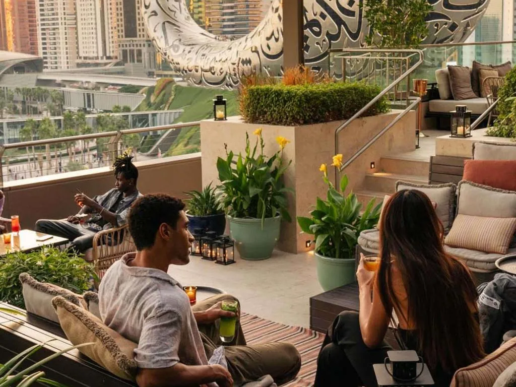Bar, 25hours Hotel Dubai One Central, Dubai