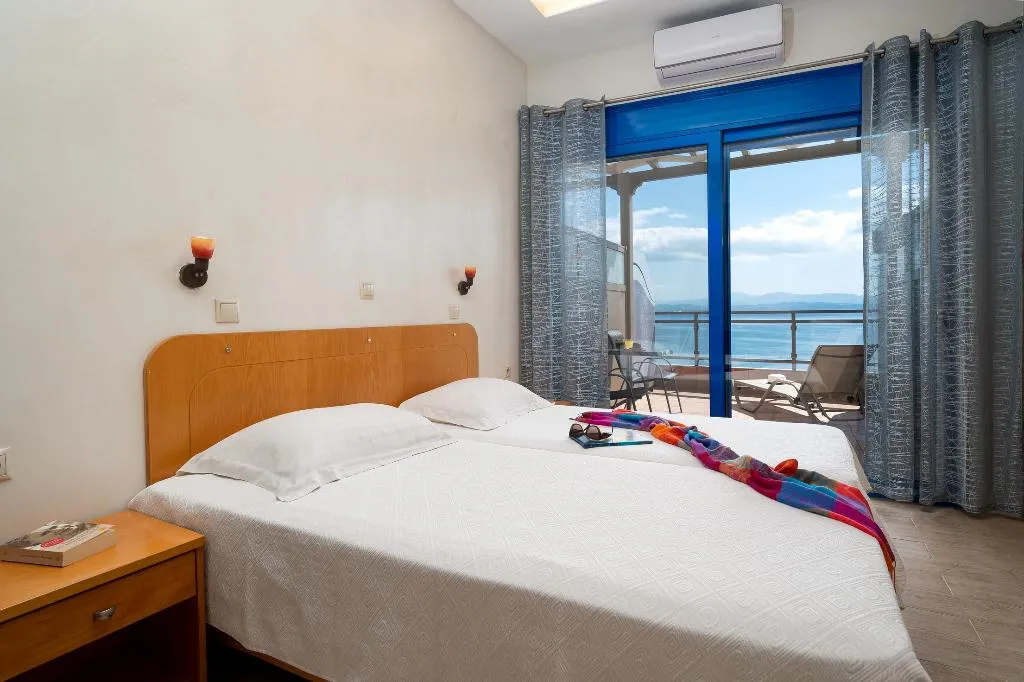 Double or Twin SUPERIOR SEA VIEW Room, Minos Boutique Hotel Agia Galini, Crete