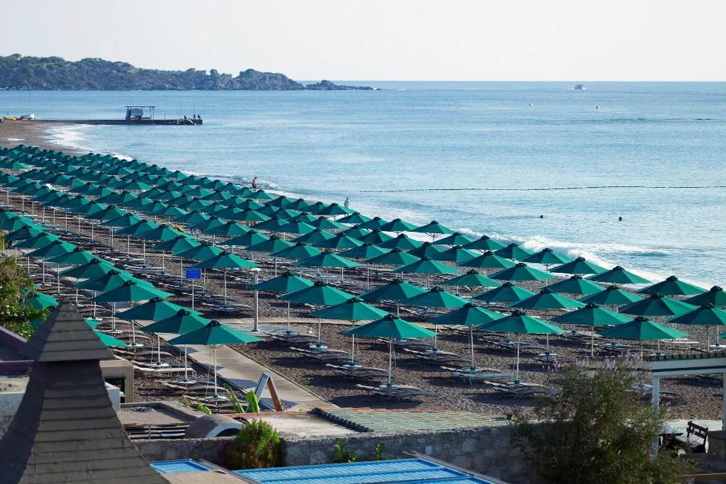 Beach, Esperos Mare Resort, Rhodes
