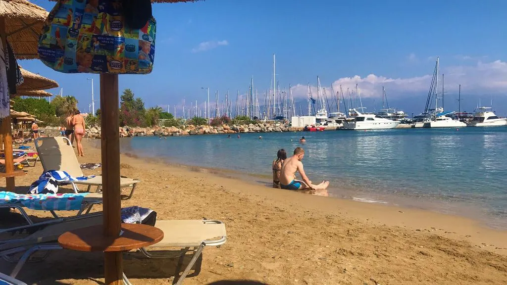Beach, Santa Marina Unique Hotel, Crete