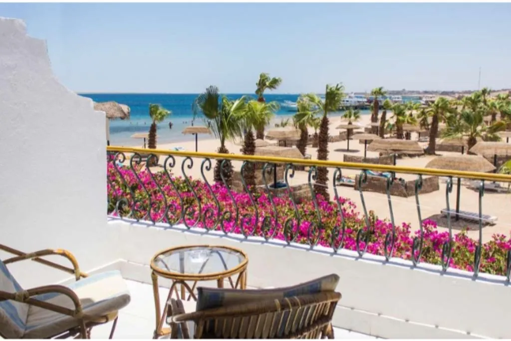 Terrace, Lotus Bay Beach Resort, Red Sea Riviera