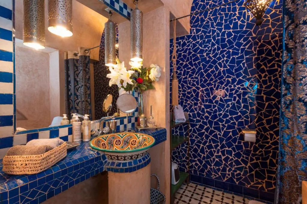 FAMILY ROOM TWO DOUBLE BEDS Room, Riad Dar El Bacha, Marrakech