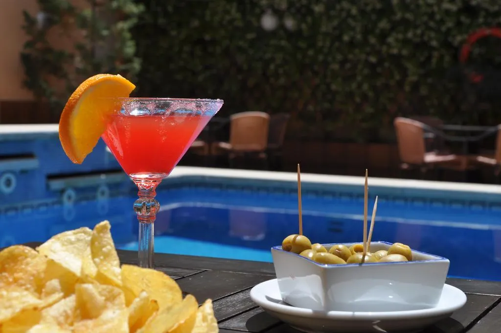 Terrace, Hotel Mar de Tossa, Costa Brava