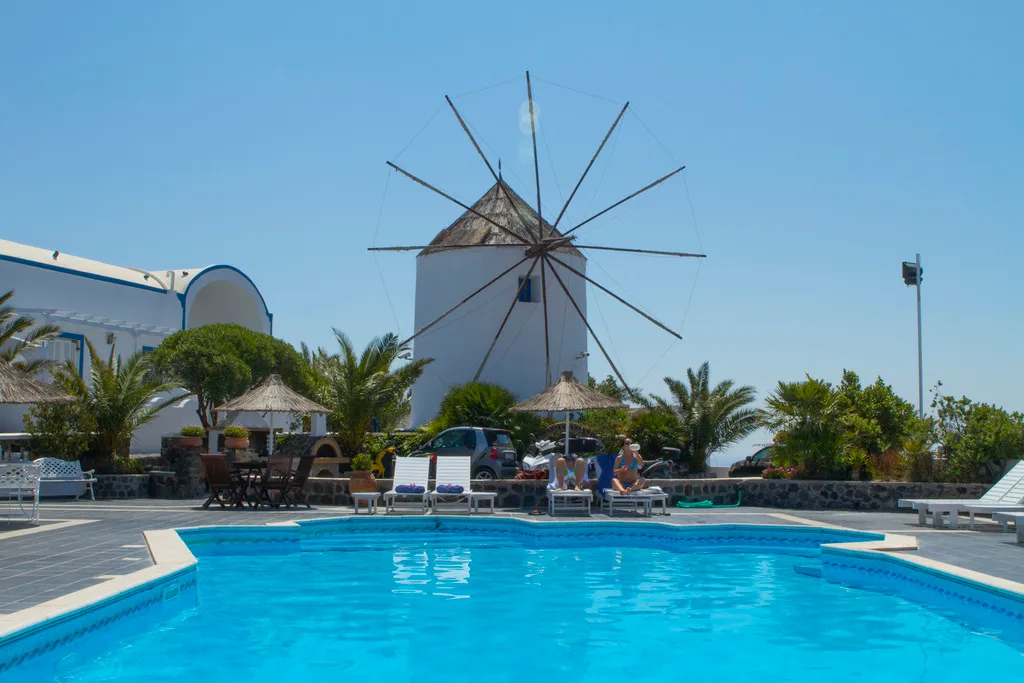 Pool, Milos Villas, Santorini