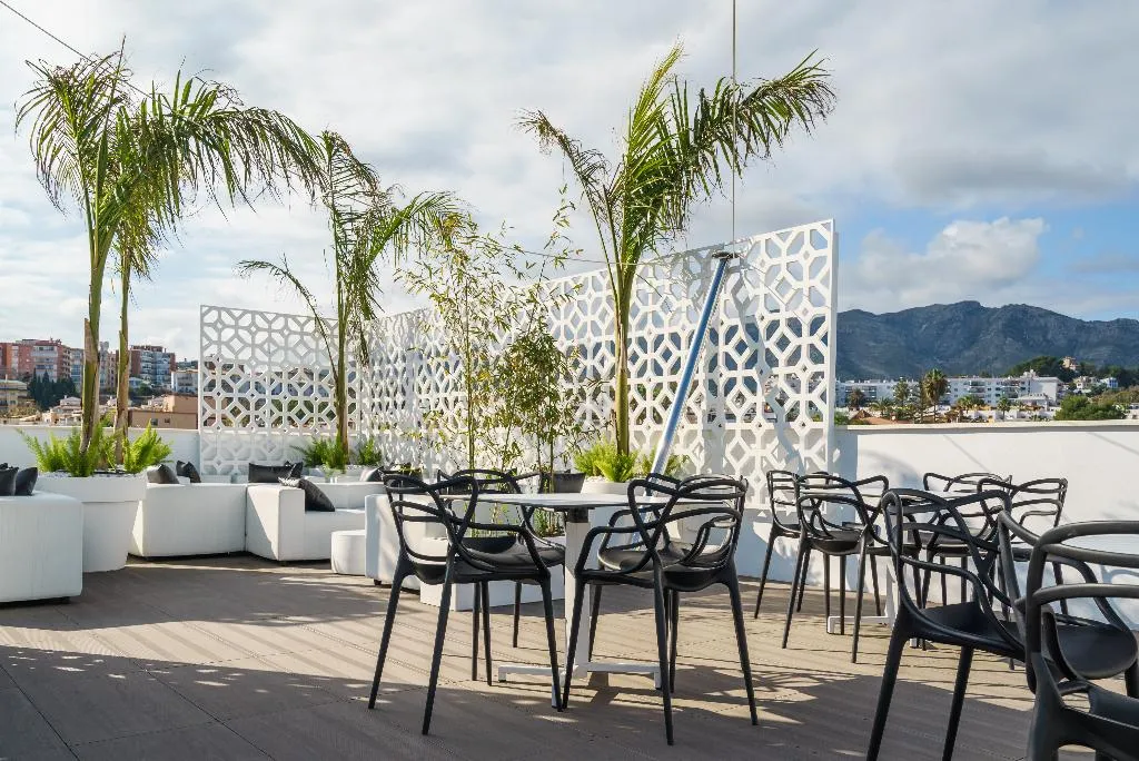 Terrace, Costa Del Sol Torremolinos Hotel, Costa Del Sol