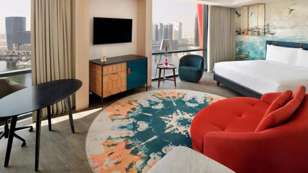 JUNIOR SUITE KING SIZE BED Room, Hotel Indigo Dubai Downtown, Dubai