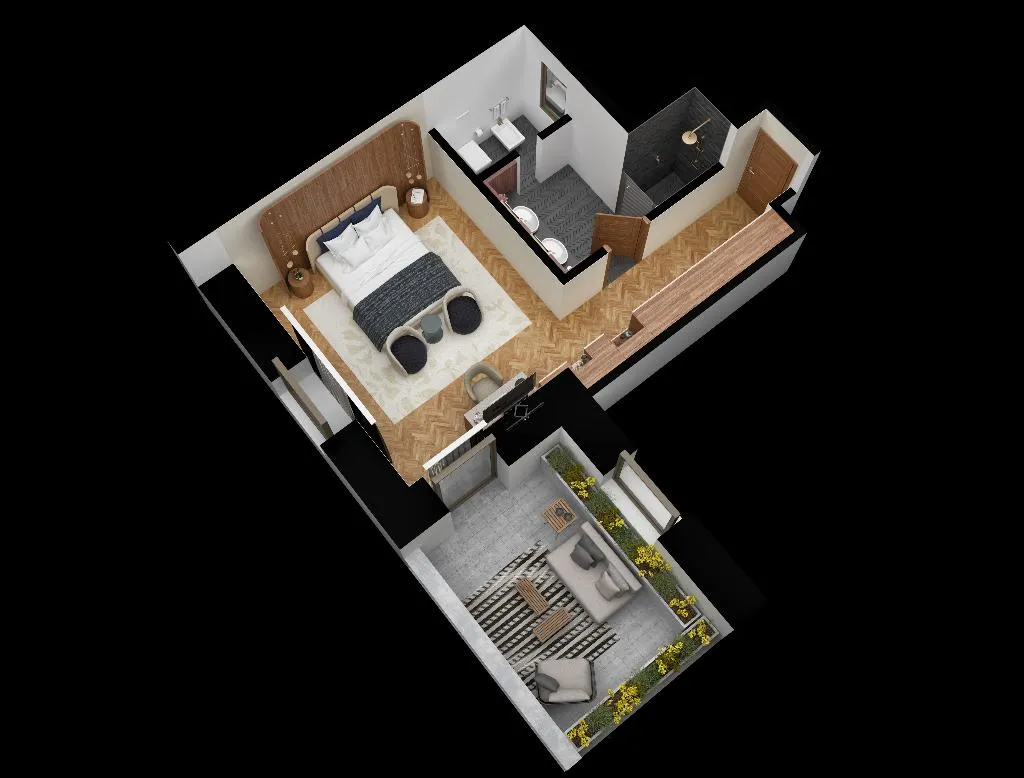 Room DELUXE WITH BALCONY Room, Casa Baglioni Milan, Milan