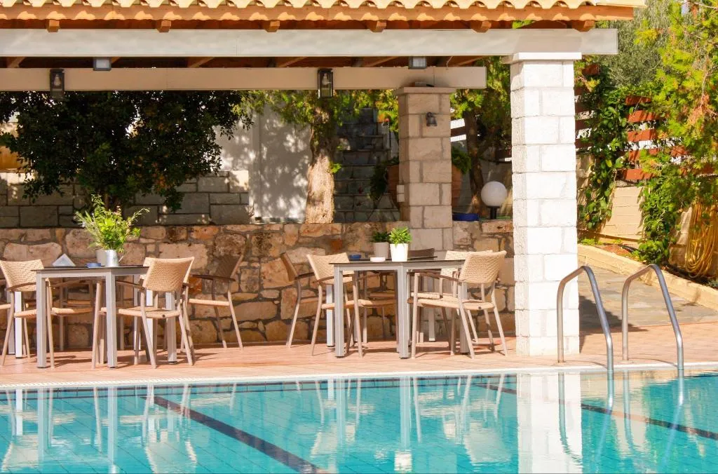 Restaurant, Villa Vicky Hersonissos, Crete