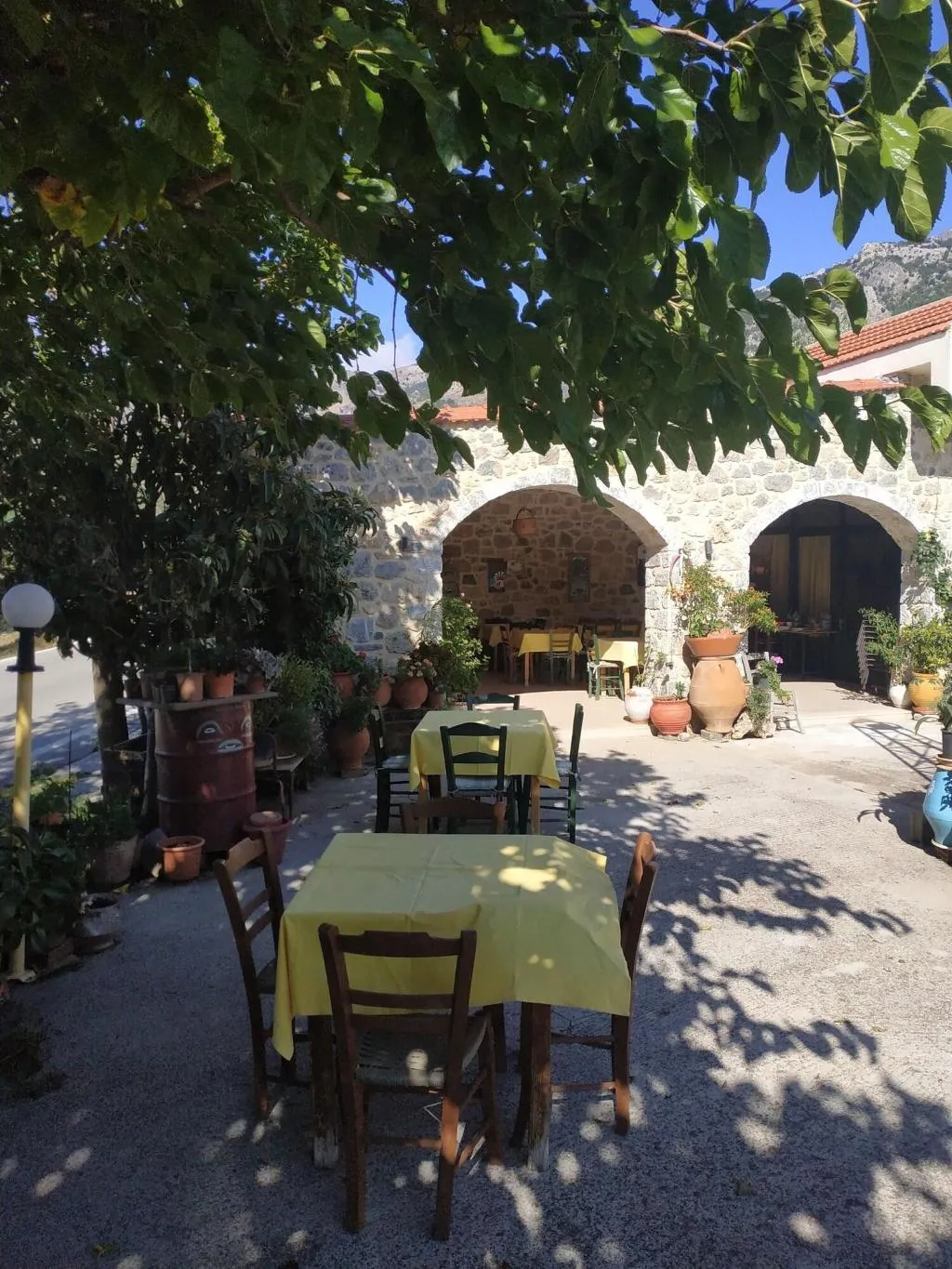 Restaurant, Windy Place, Crete