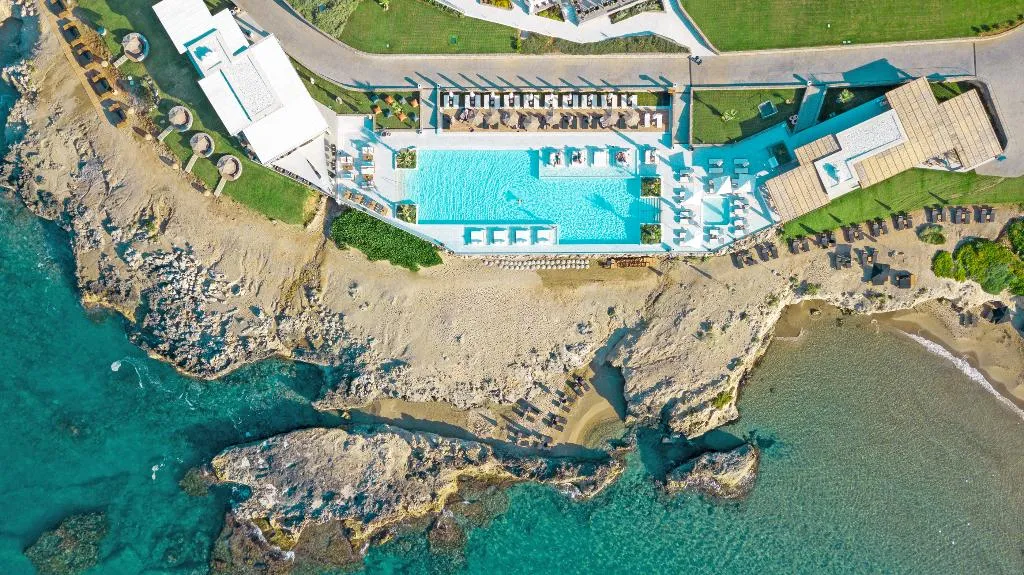Beach, Abaton Island Resort & Spa, Crete