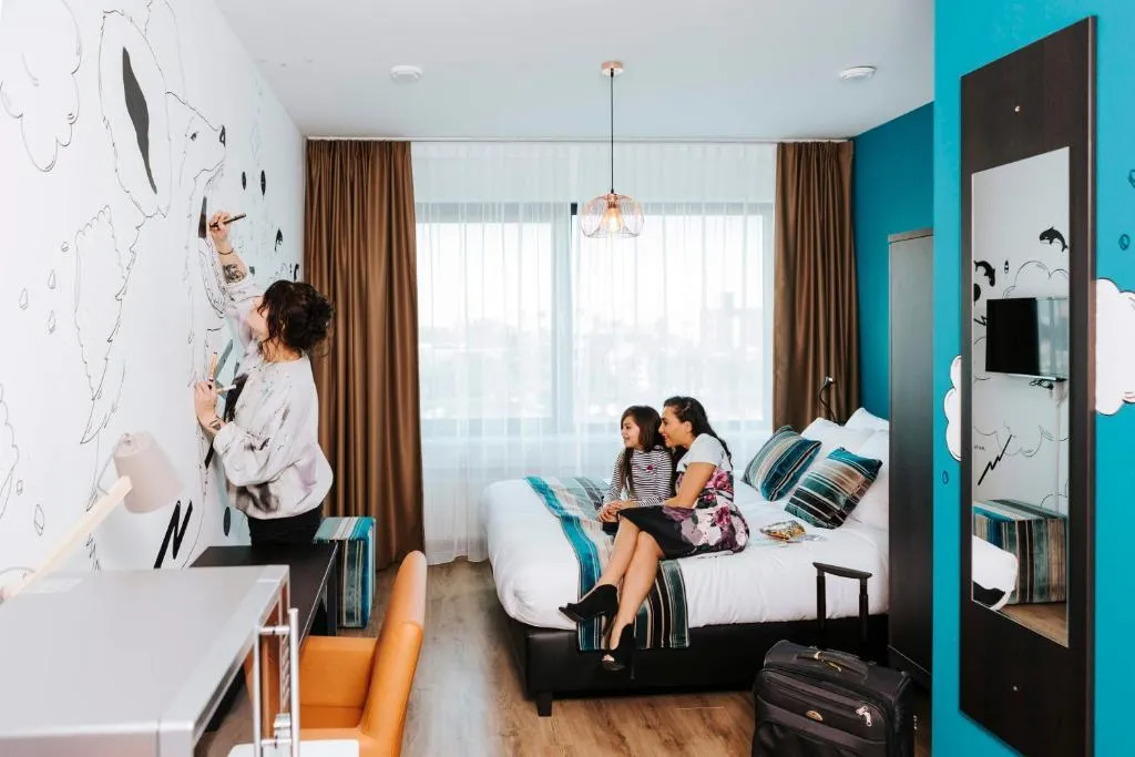 Room, The Hague Teleport Hotel, Amsterdam