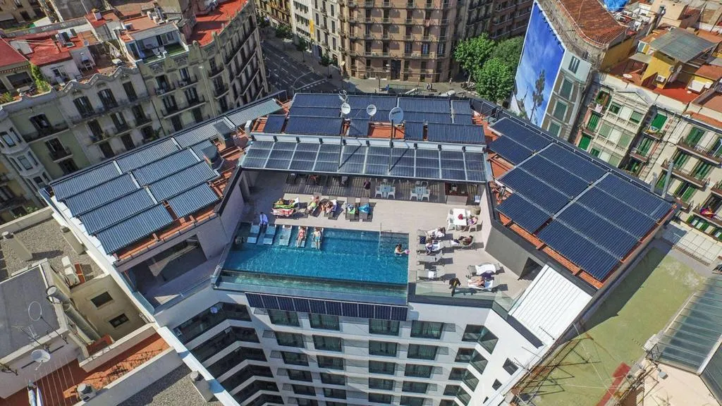 Terrace, Olivia Balmes Hotel, Barcelona