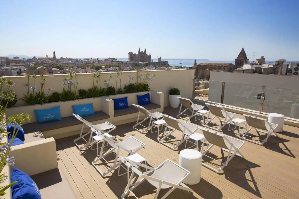 Terrace, Hotel Saratoga, Majorca