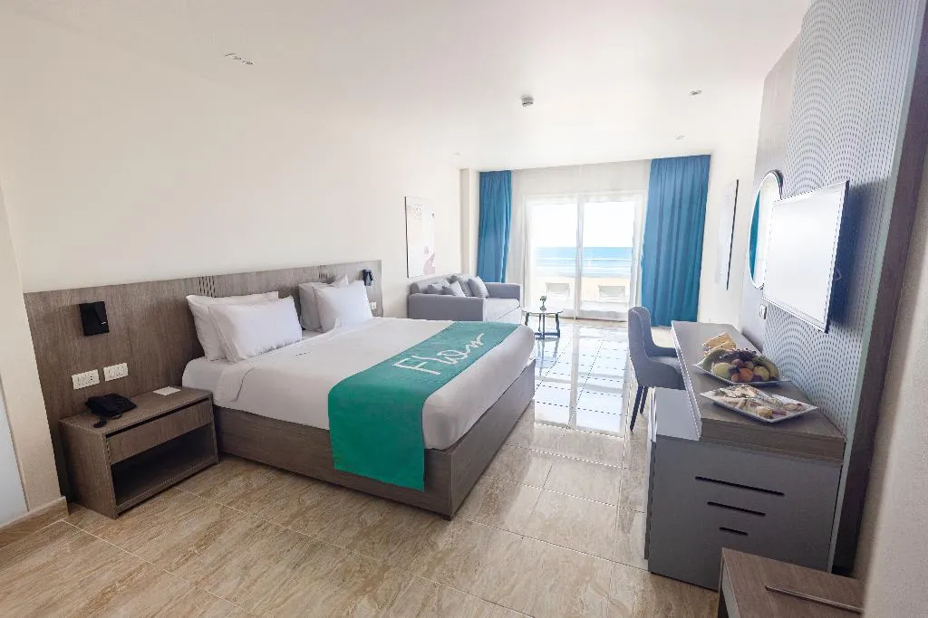 DOUBLE POOL VIEW TWO DOUBLE BEDS Room, Flow Spectrum Resort, Red Sea Riviera