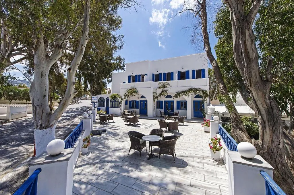General view, Hotel Eucalyptus, Santorini
