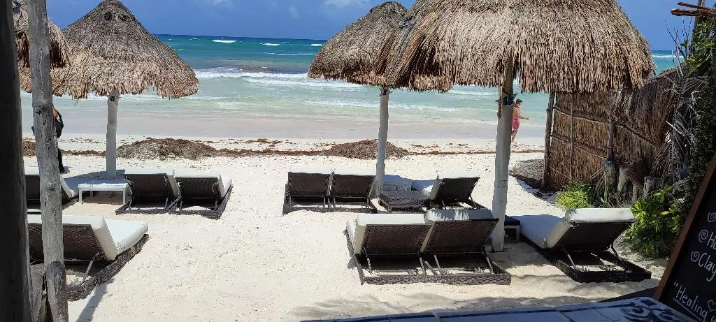 Beach, Villa Las Estrellas Tulum - located at party zone, Cancun Area