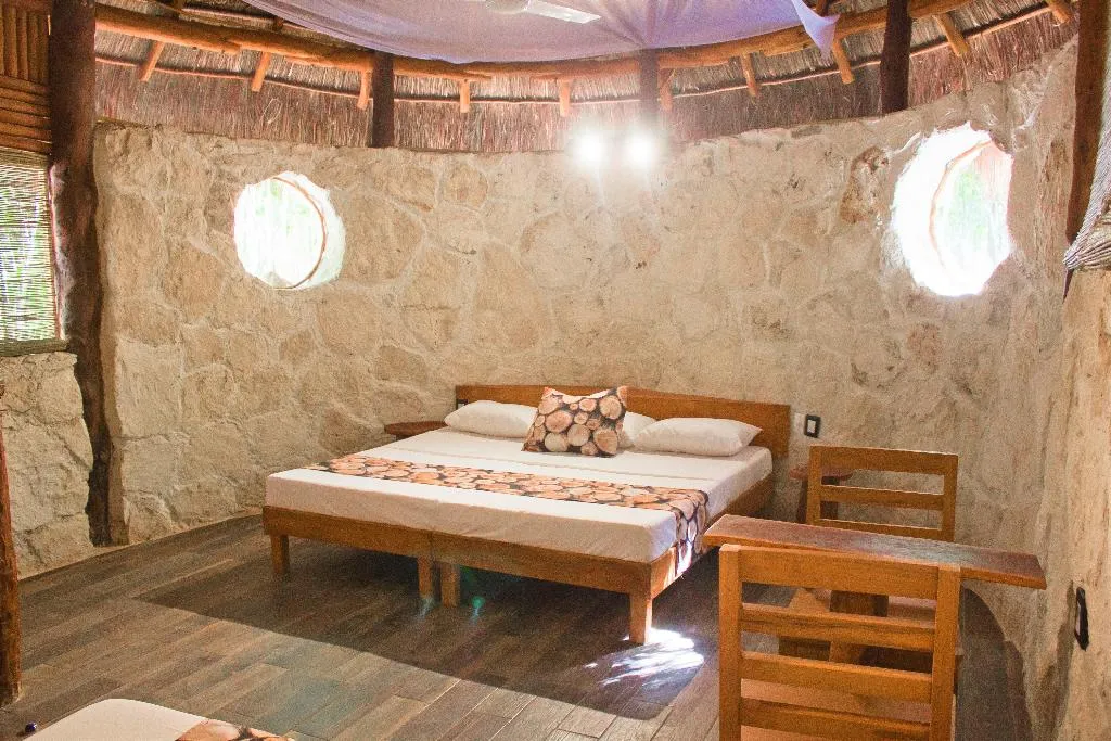 QUADRUPLE KING SIZE BED Room, Aldea Maya-Ha Cabañas Con Cenotes, Cancun Area