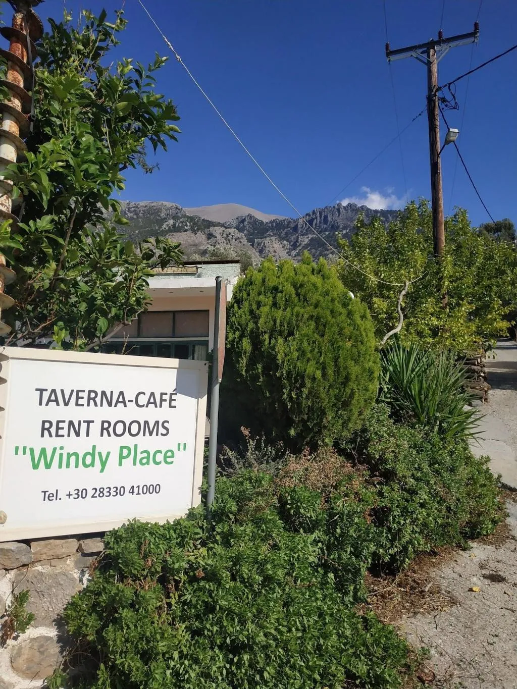 Restaurant, Windy Place, Crete