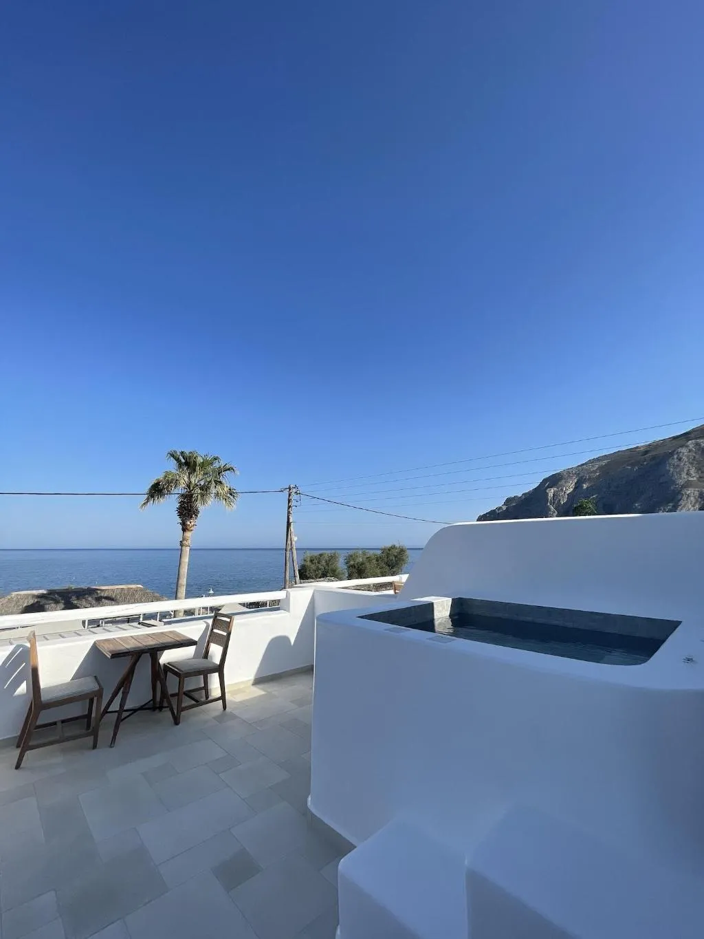 Room, Makris Beach Hotel, Santorini