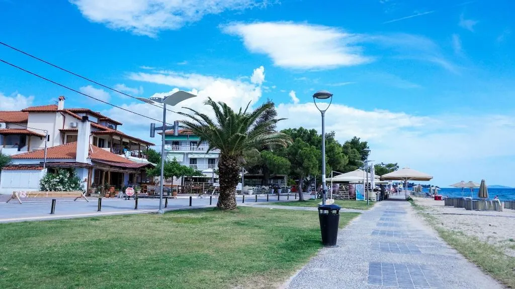 Beach, Costa Domus Blue Luxury Apartments, Thessaloniki