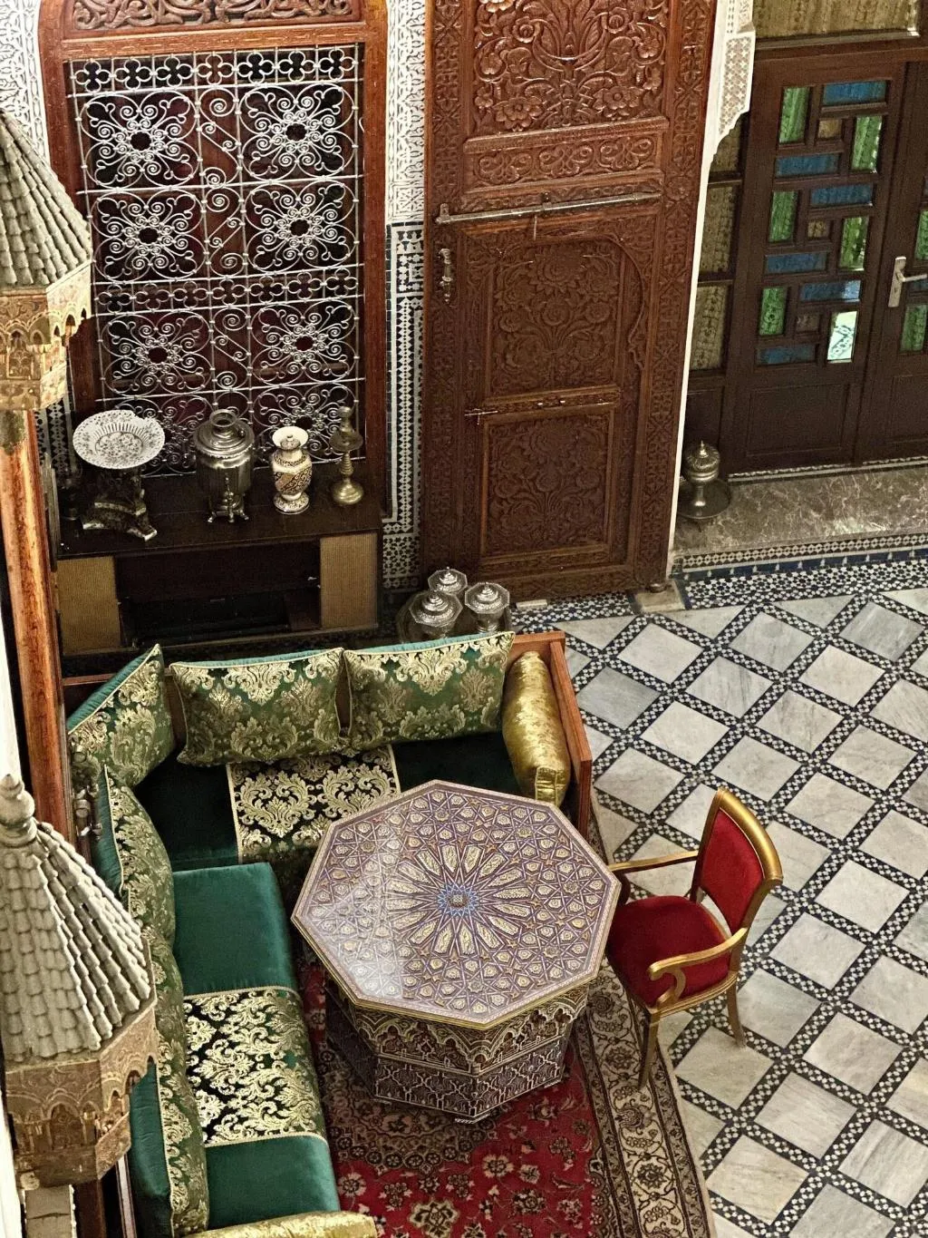 General view, Riad Damia, Fez