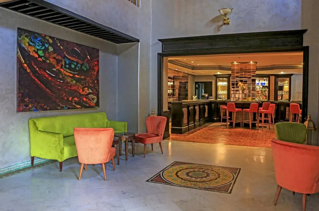 Bar, Rose Aqua Park Hotel, Marrakech