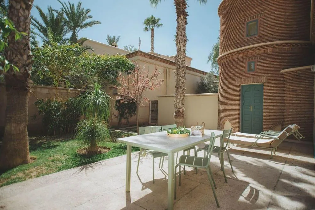 Terrace, Hotel Les Deux Tours, Marrakech
