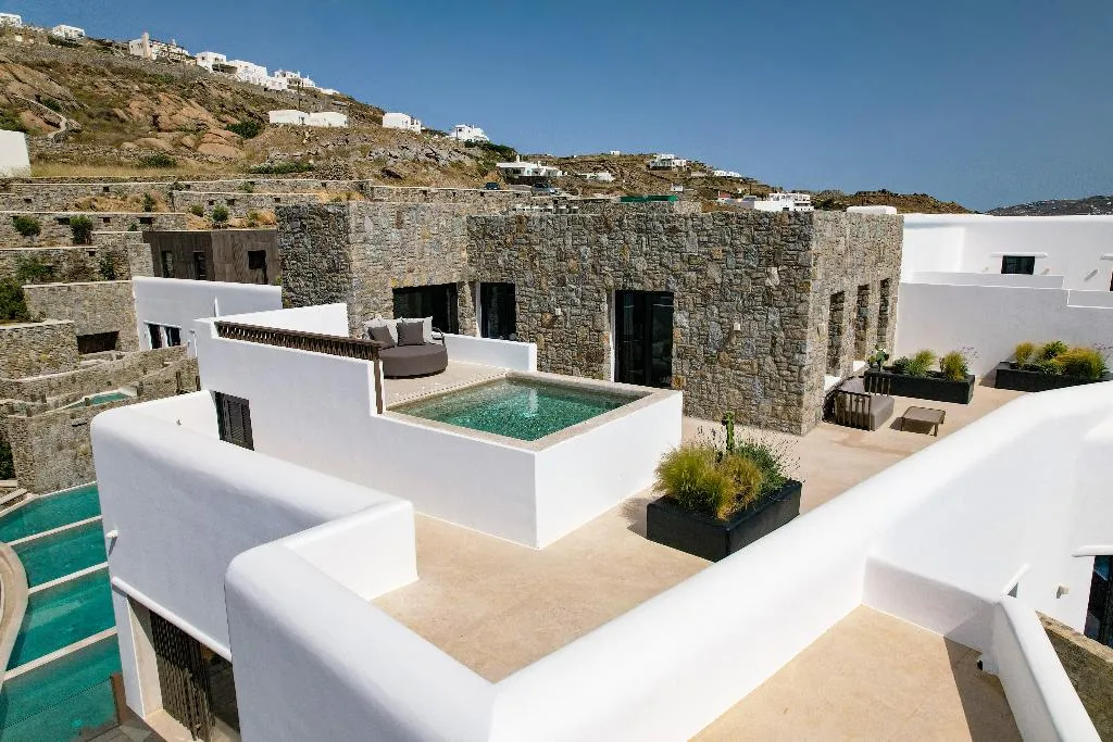 SUITE SEA VIEW WITH PRIVATE POOL Room, Aeonic Suites & Spa, Mykonos